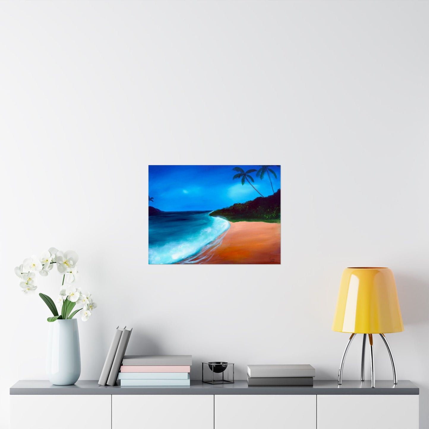 Sunlit Tide - Matte Poster Print