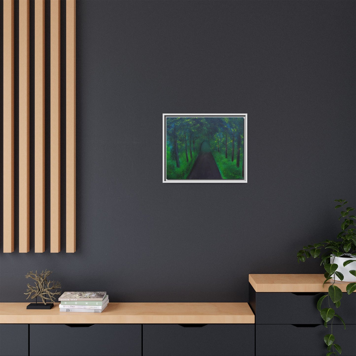 Mystical Forest - Framed Canvas Print