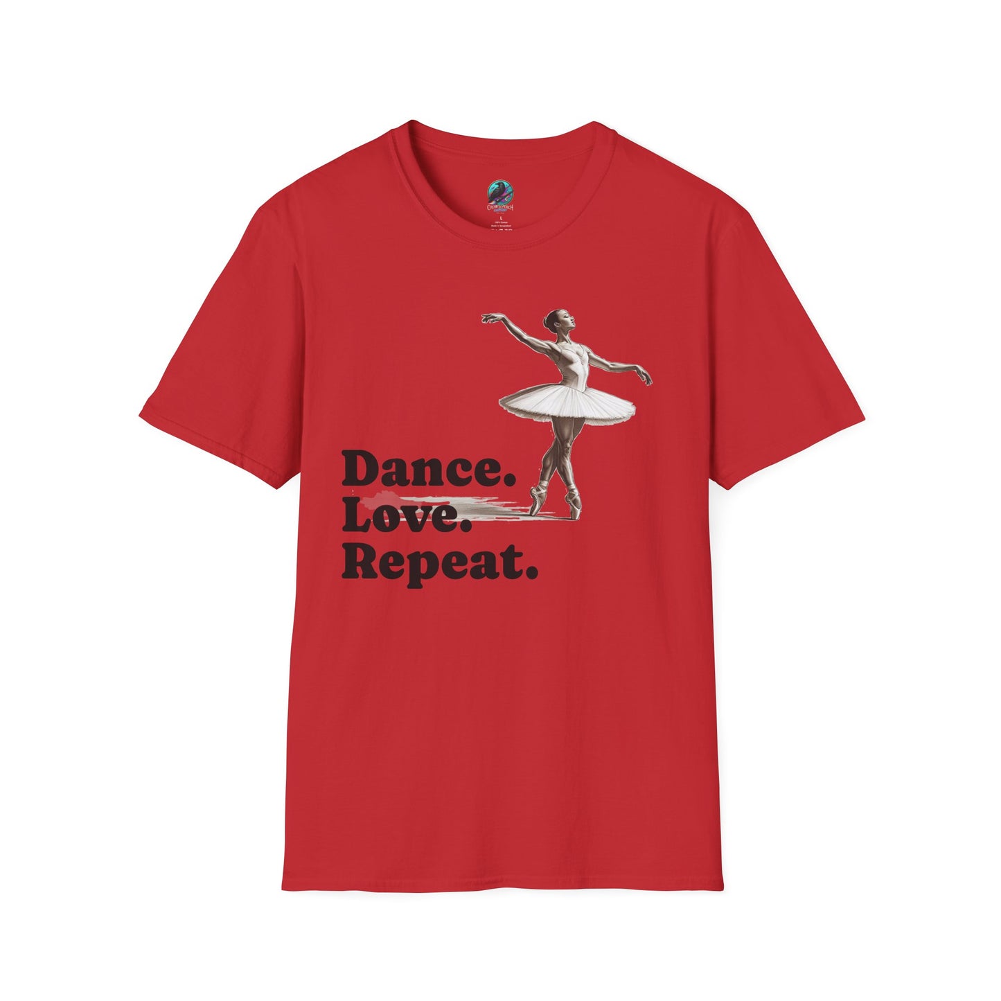 Dance. Love. Repeat. Ballerina Tee
