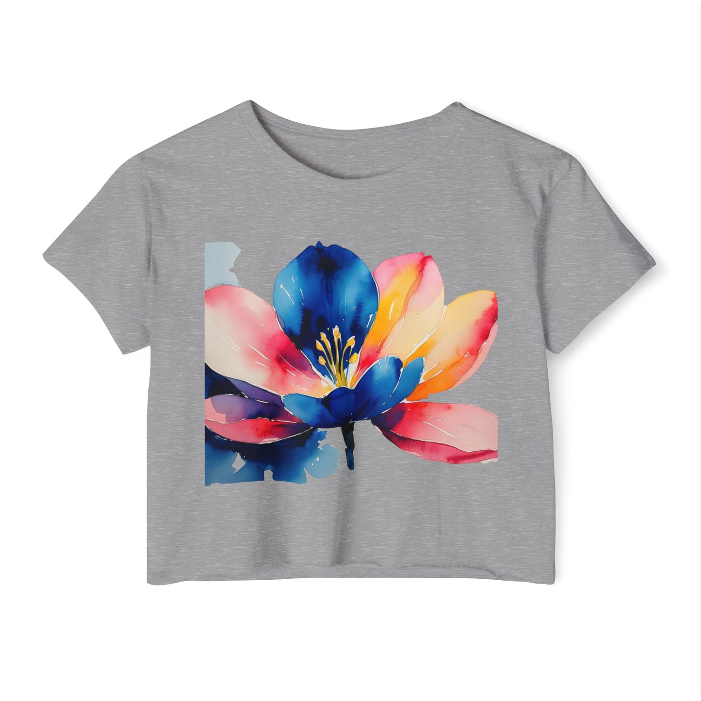 Women's Floral Festival Crop Top