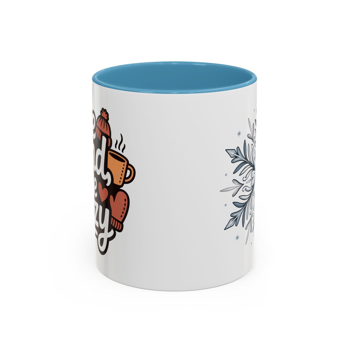 Cozy Winter Accent Coffee Mug - Perfect Gift for Hot Beverage Lovers, Seasonal Decor, Snowflake Design, Winter Mug, Holiday Cheer