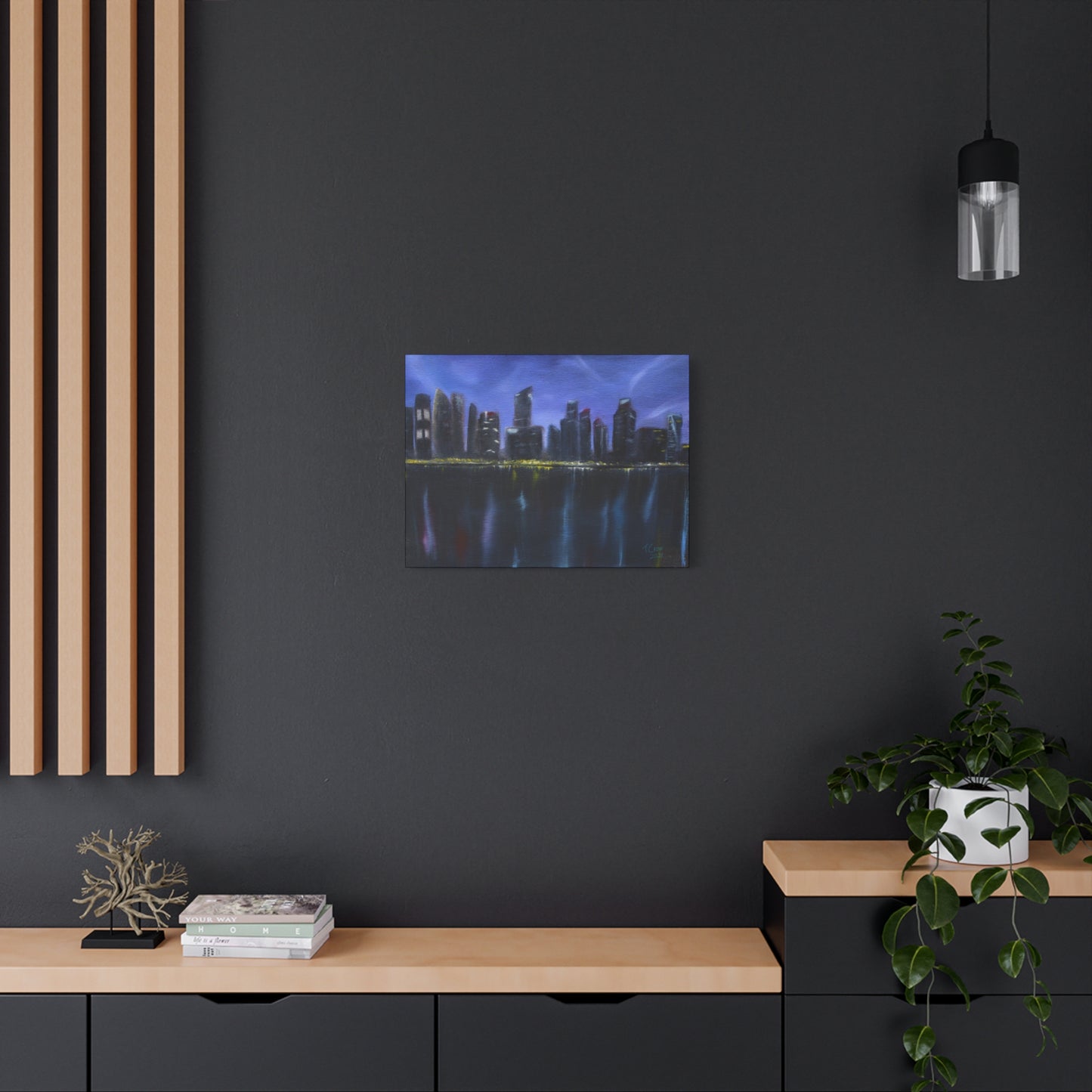 Cityscape Canvas Wall Art - Urban Skyline Decor