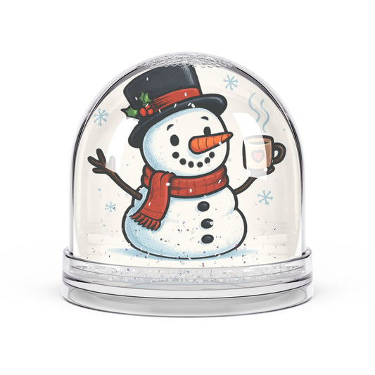 Charming Snow Globe | Winter Decor, Holiday Gift, Festive Keepsake, Snowman Ornament, Cozy Home Decoration