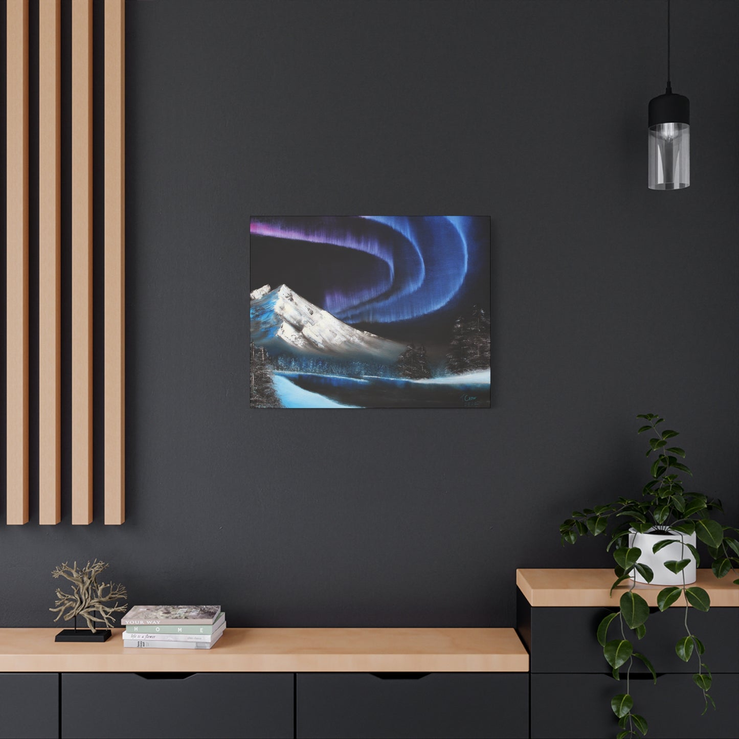 Beneath the Violet Sky - Canvas Print