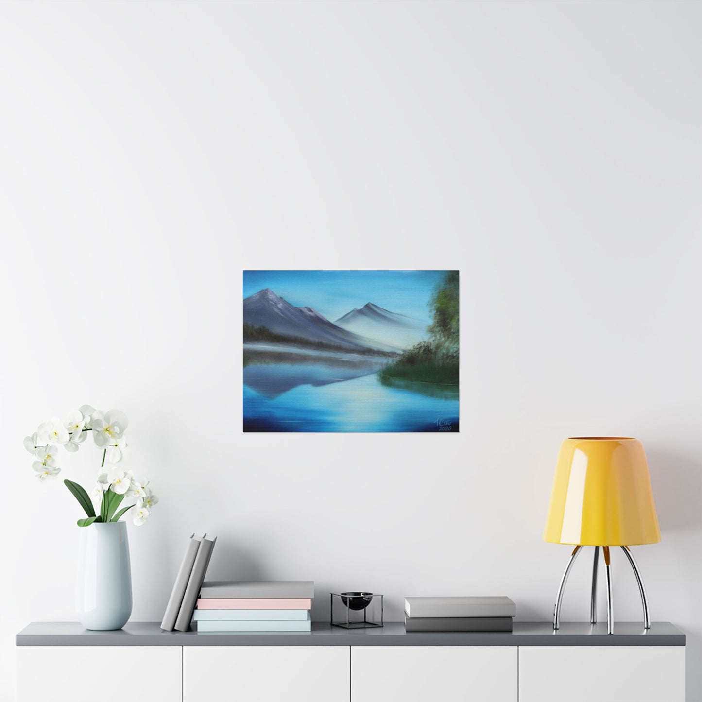 Mirror of the Mountains - Matte Poster Print