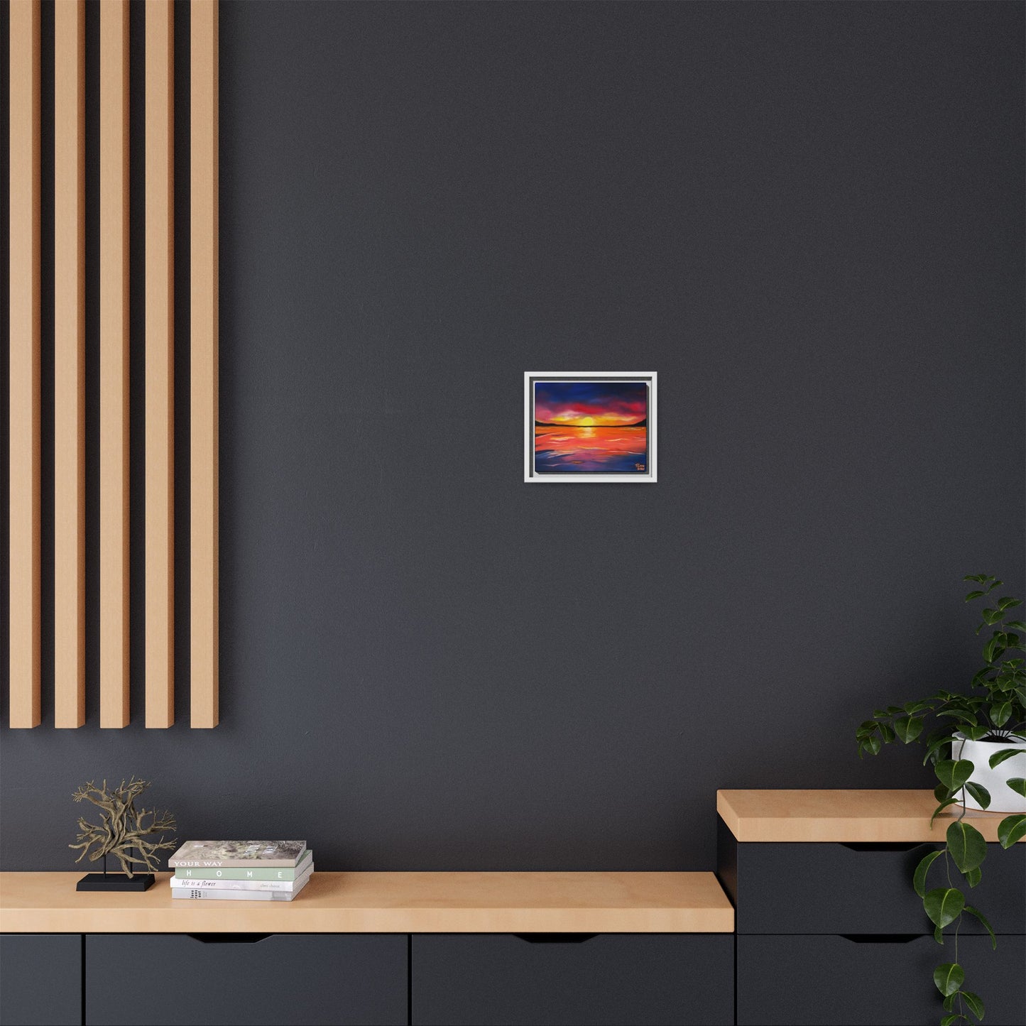 Coastal Dreams - Framed Canvas Print Printify