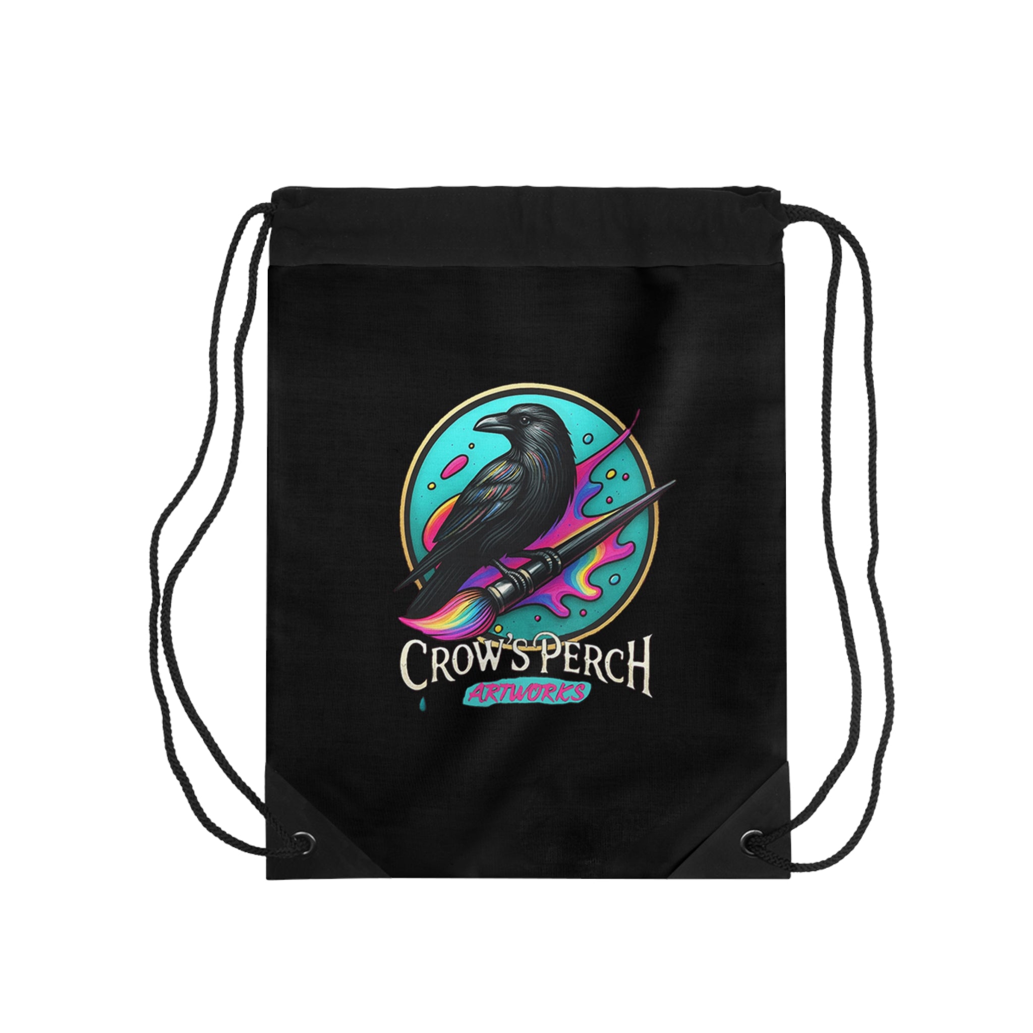 Crow's Perch Artworks Drawstring Bag