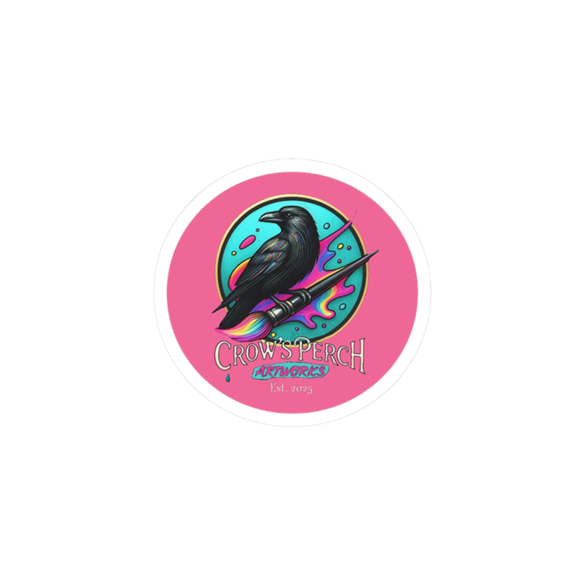 Crow's Perch Artworks Stickers | Perfect for Laptops, Notebooks, Gifts, Planner Decor, Creative Expression