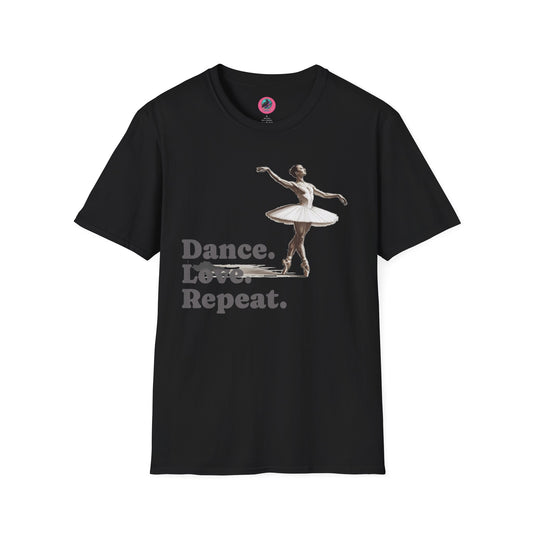 Dance. Love. Repeat. Ballerina Tee