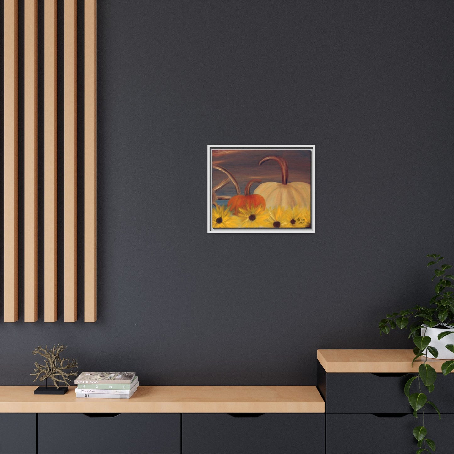 Golden Harvest - Framed Canvas Print