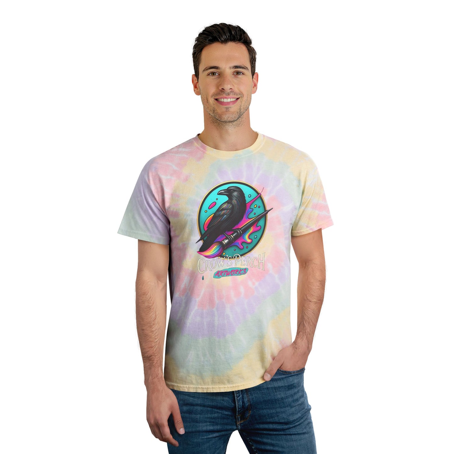 Crow's Perch Artworks Spiral Tie-Dye Tee