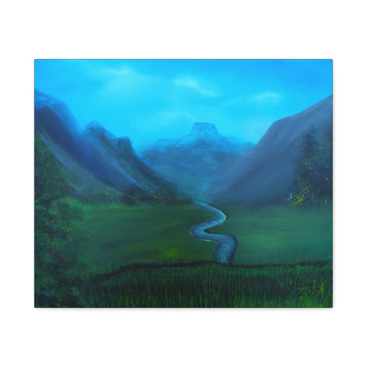 Whispers of the Valley - Serene Landscape Print