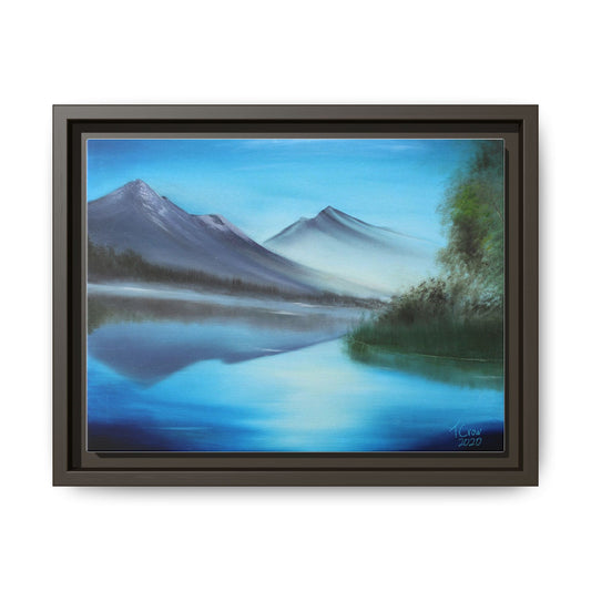 Scenic Mountain Canvas Art - Framed Wall Art for Nature Lovers