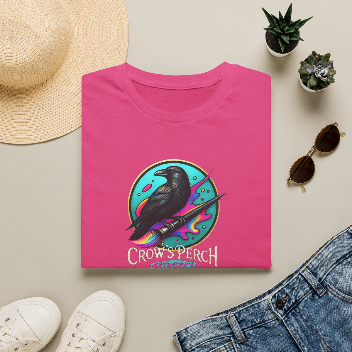 Crow's Perch Artworks Softstyle T-Shirt Printify