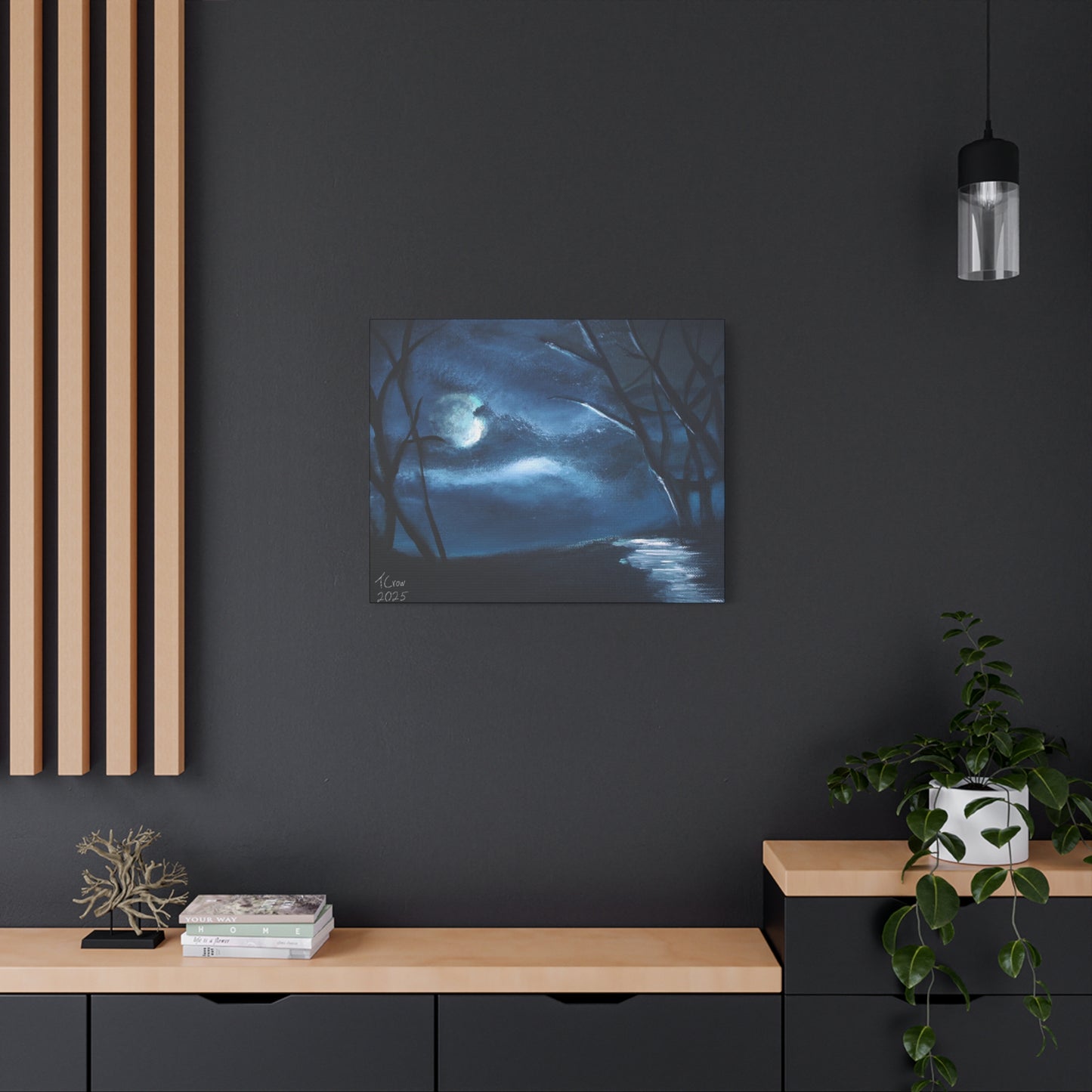 Moonlight Forest - Canvas Print