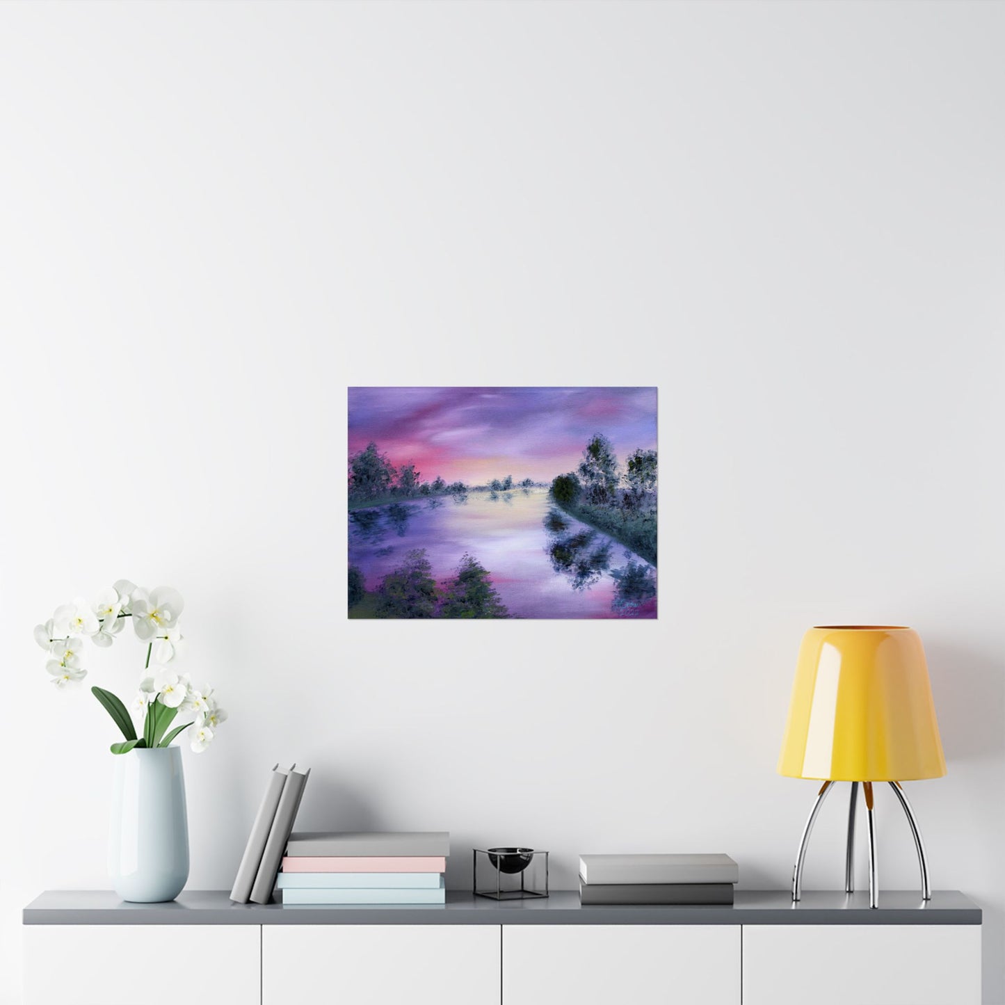 Lavender Lake - Matte Poster Print