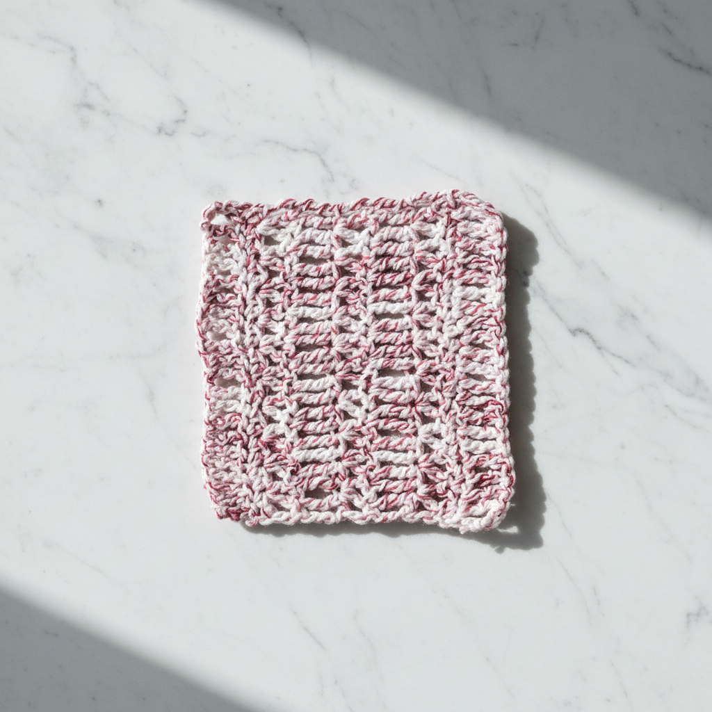 Red/White Dish Cloth Crow's Perch Artworks