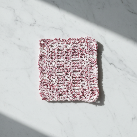 Red/White Dish Cloth Crow's Perch Artworks