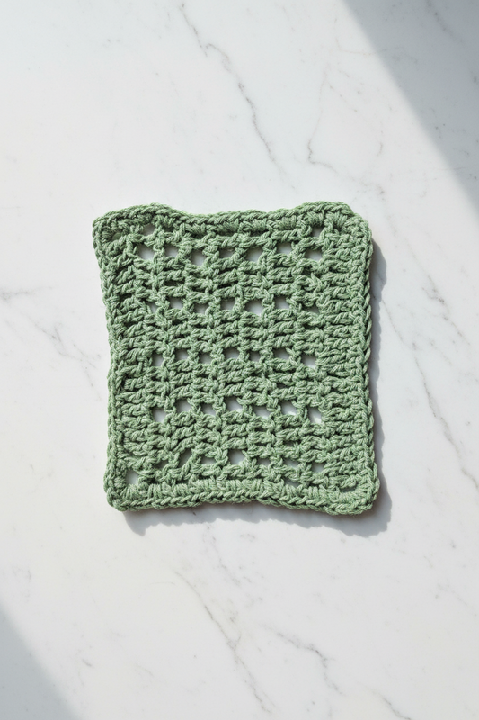 Light Green Dish Cloth Crow's Perch Artworks