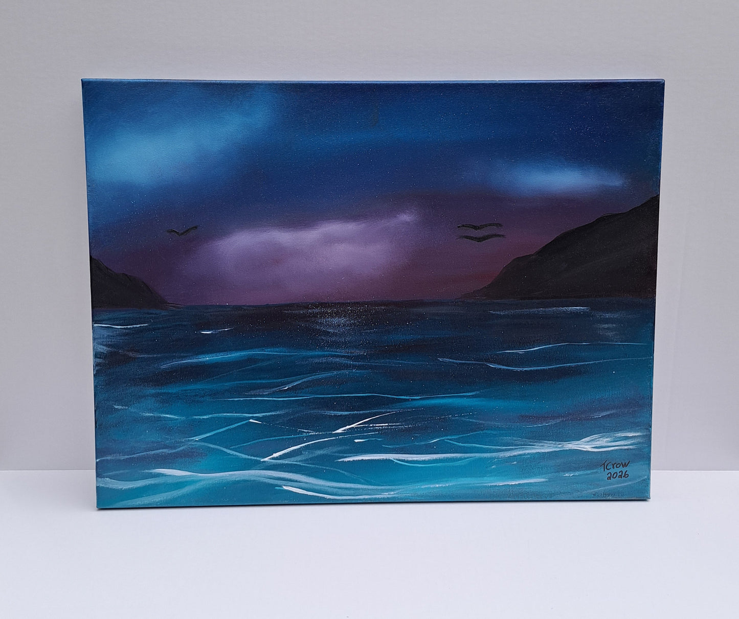 Pirate Ship - Original Painting (Copy) Crow's Perch Artworks