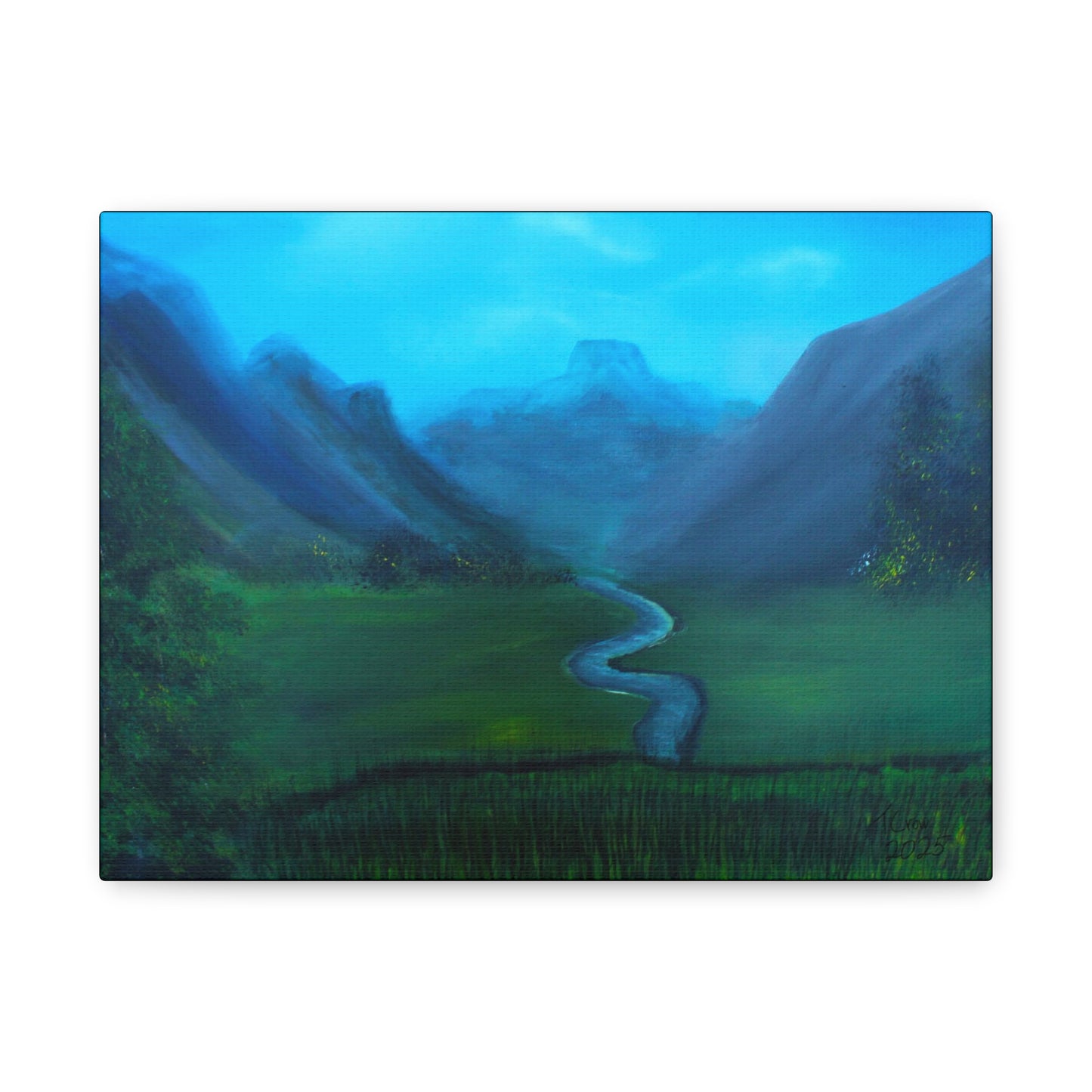 Whispers of the Valley - Serene Landscape Print