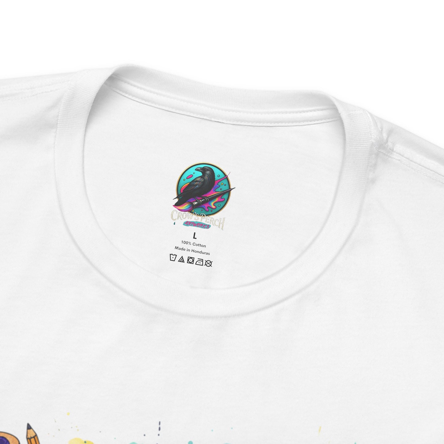 Professional Overthinker T-Shirt - Colorful Watercolor Graphic Tee Printify