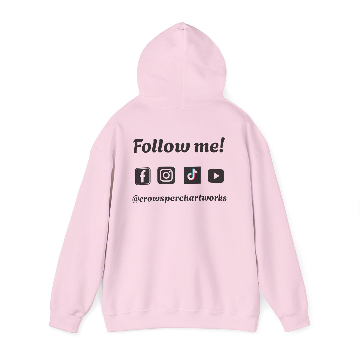 Crow's Perch Artworks Graphic Hoodie, Cozy Sweatshirt Gift, Stylish Layering Piece, Everyday Fashion Statement