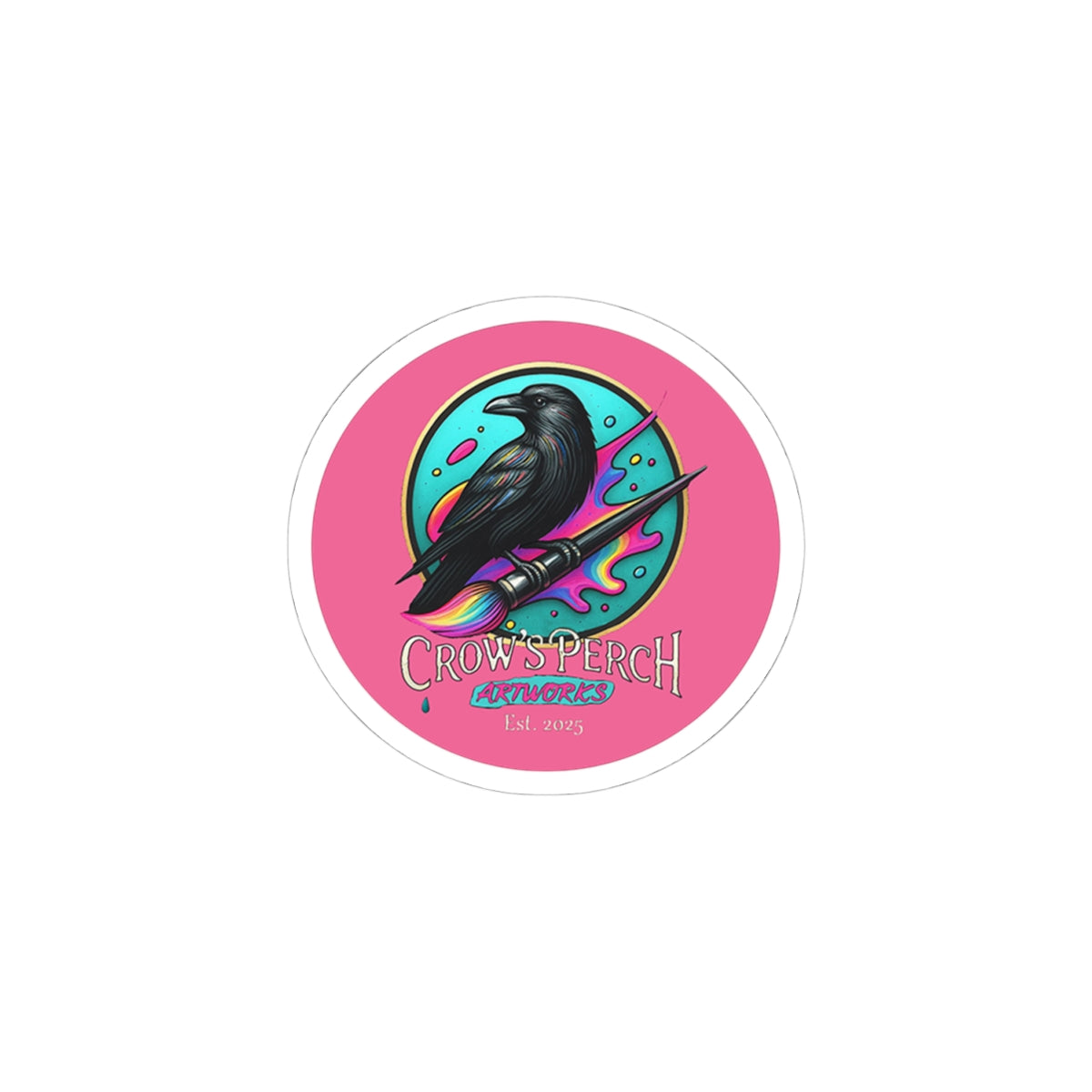 Crow's Perch Artworks Stickers | Perfect for Laptops, Notebooks, Gifts, Planner Decor, Creative Expression