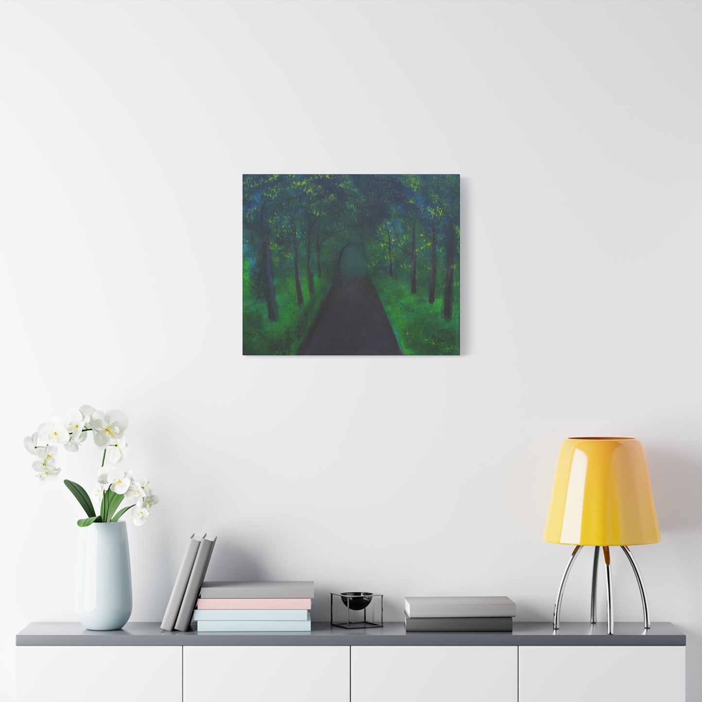 Mystical Forest Canvas Art - Stretched Matte Artwork for Home Decor