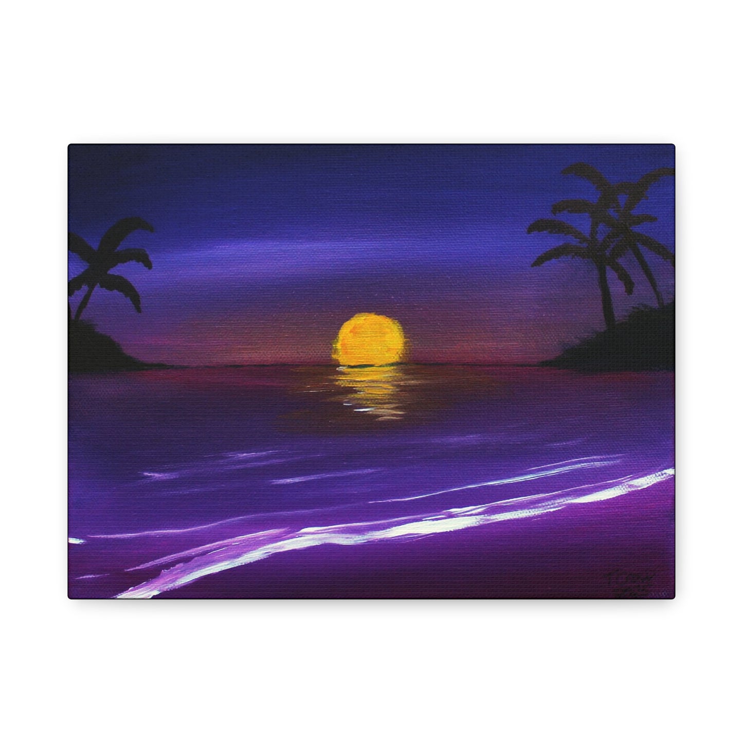 Amethyst Shore - Canvas Print