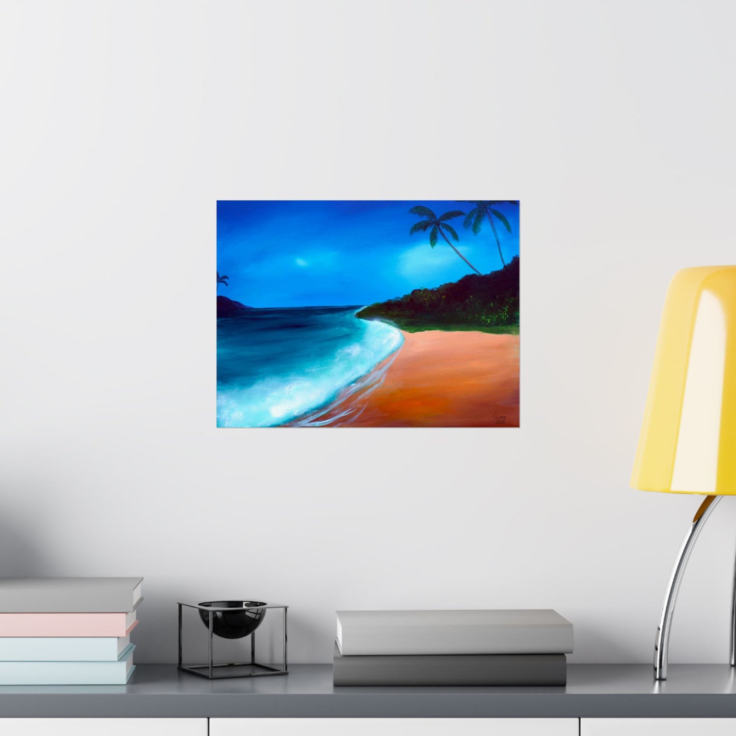 Sunlit Tide - Matte Poster Print