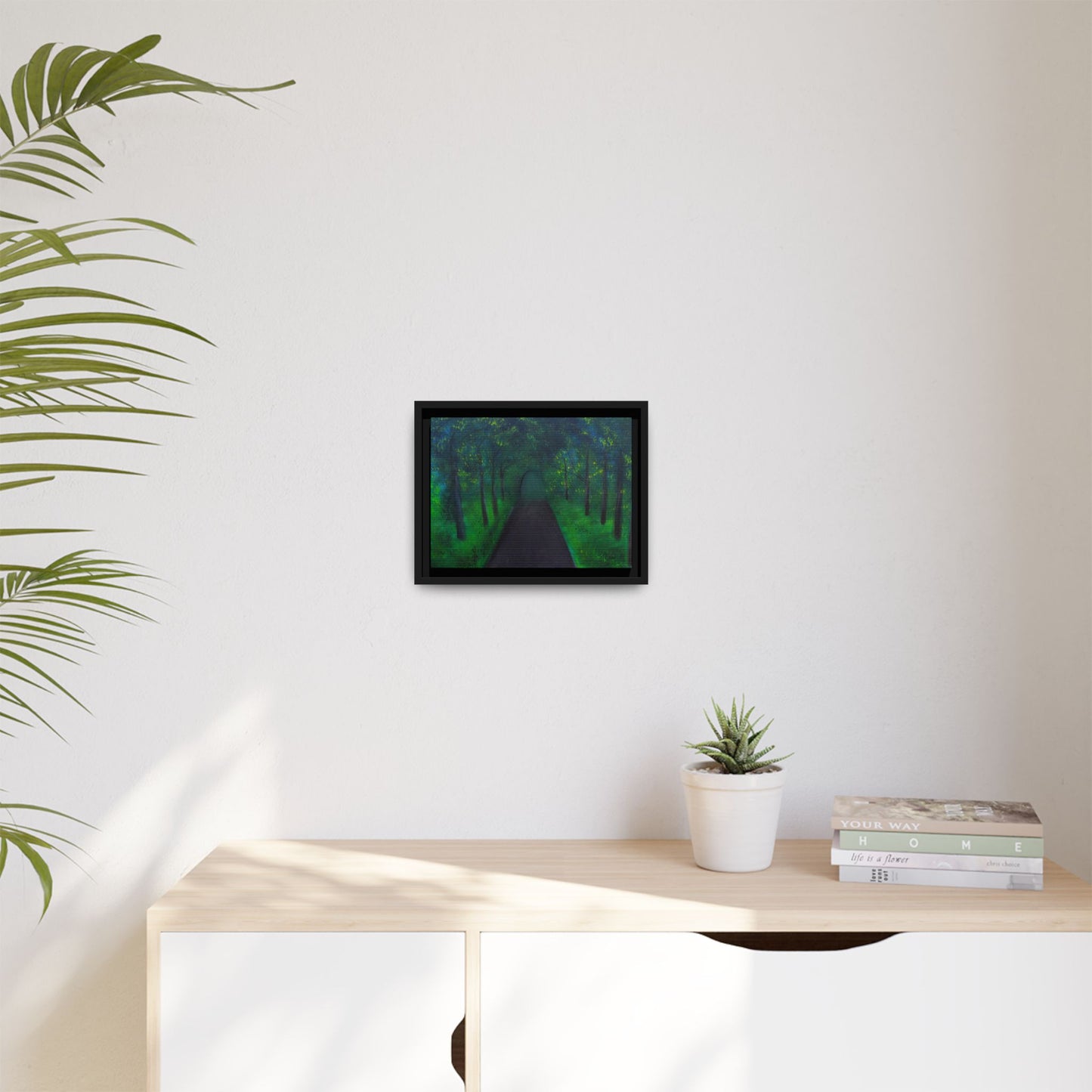 Mystical Forest - Framed Canvas Print