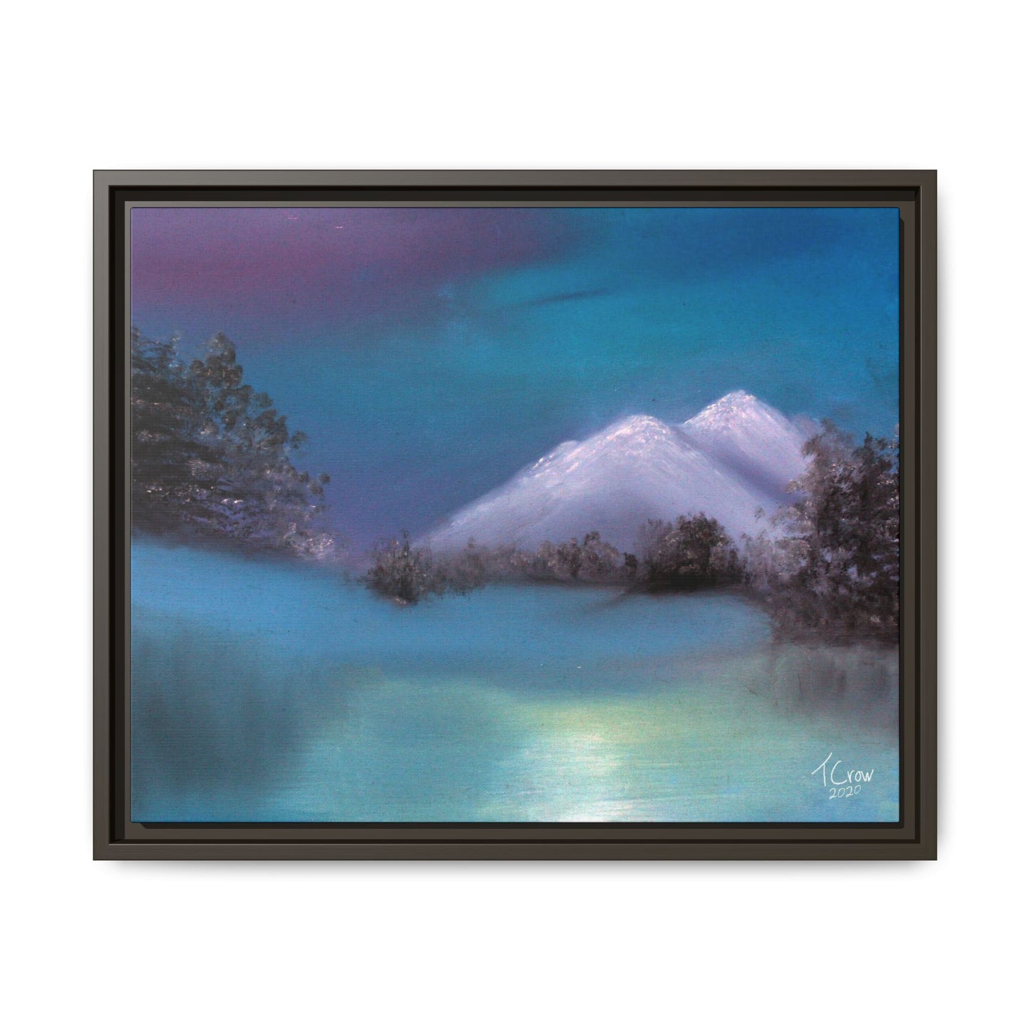 Winter's Light - Framed Canvas Print