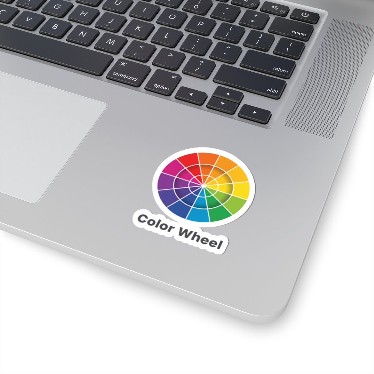 Color Wheel Sticker - Rainbow Palette Design for Laptops, Planners & Art Supplies Printify