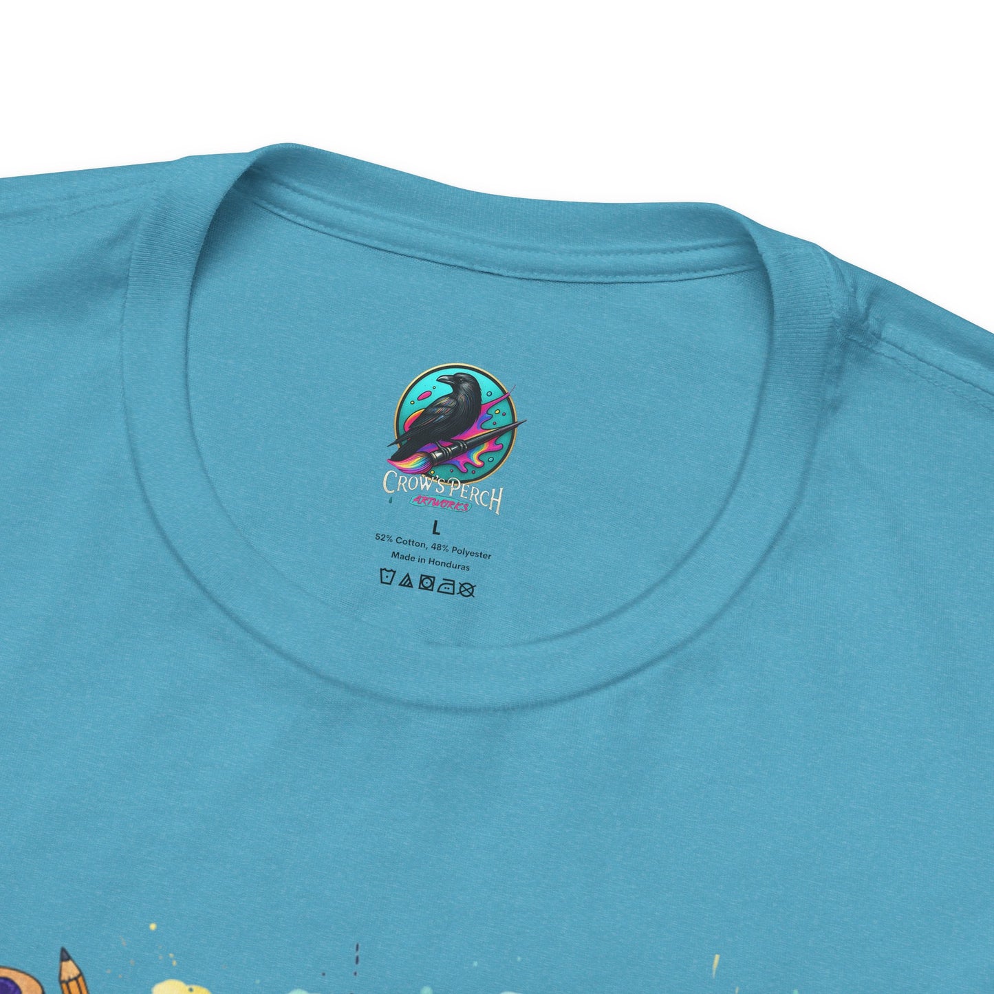 Professional Overthinker T-Shirt - Colorful Watercolor Graphic Tee Printify