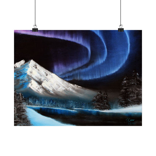 Beneath the Violet Sky - Matte Poster Print