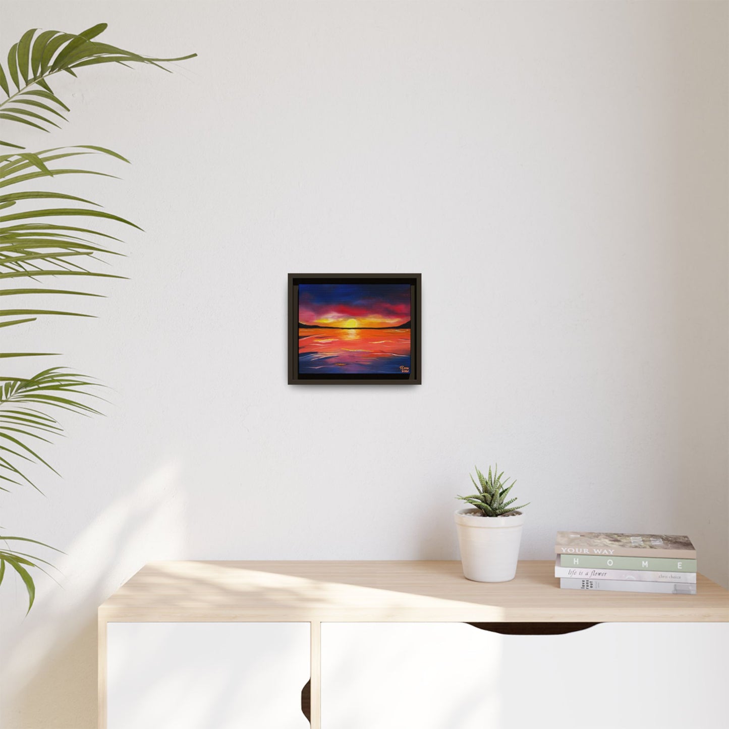 Coastal Dreams - Framed Canvas Print Printify
