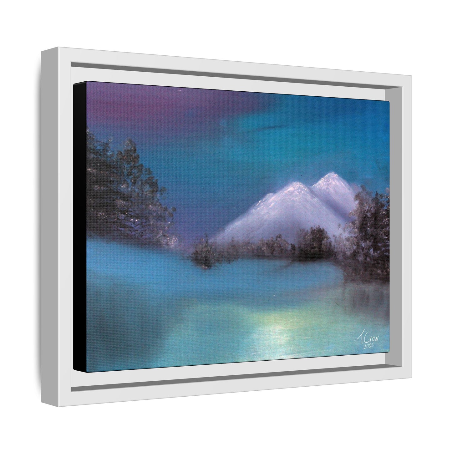 Winter's Light - Framed Canvas Print