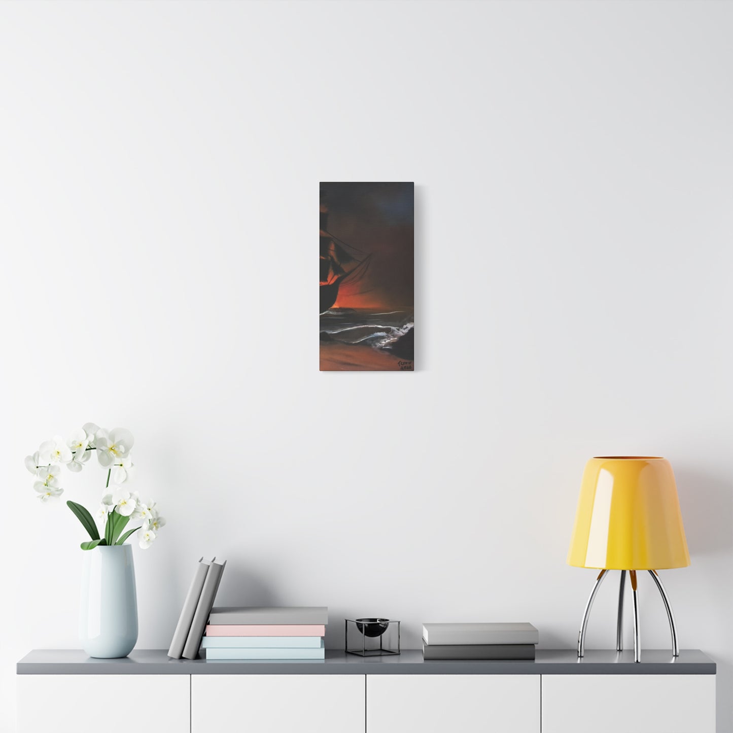 Pirate Ship Panel 3 - Canvas Print Printify