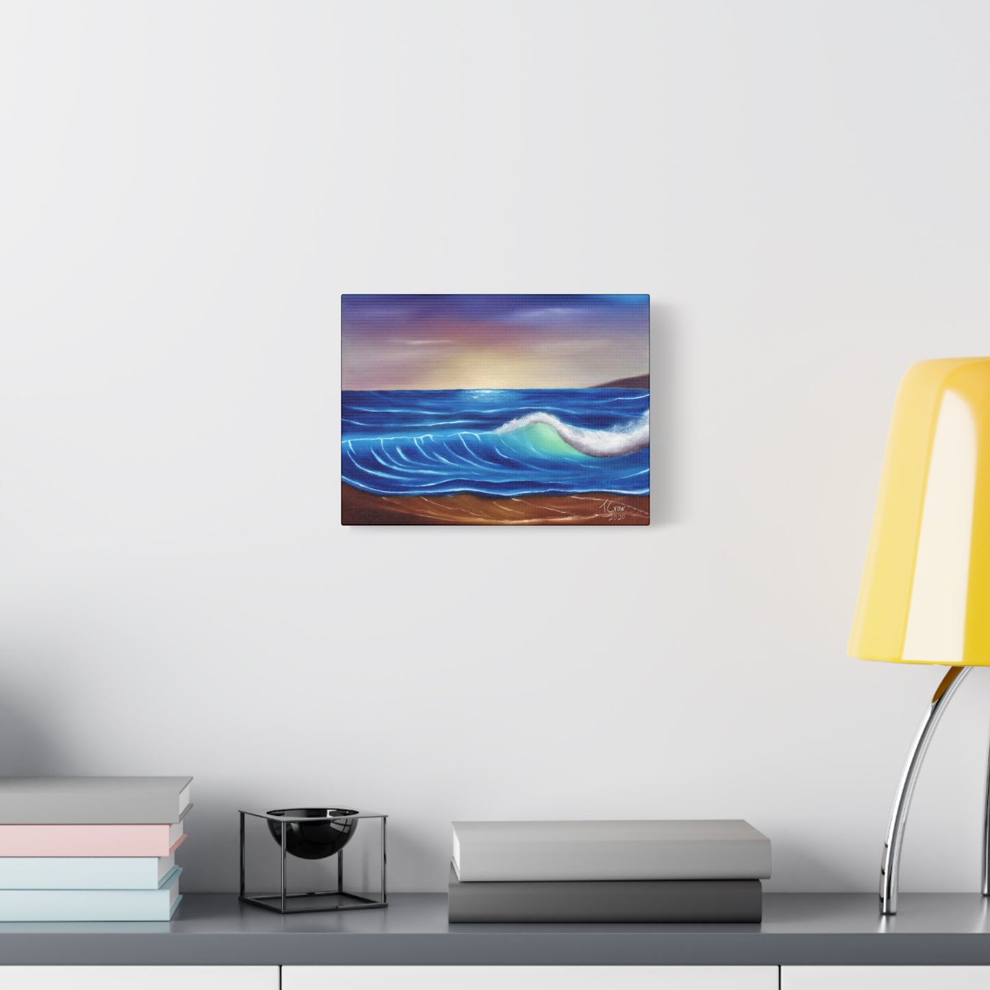 Ocean Wave Art Canvas Print - Coastal Decor for Beach Lovers