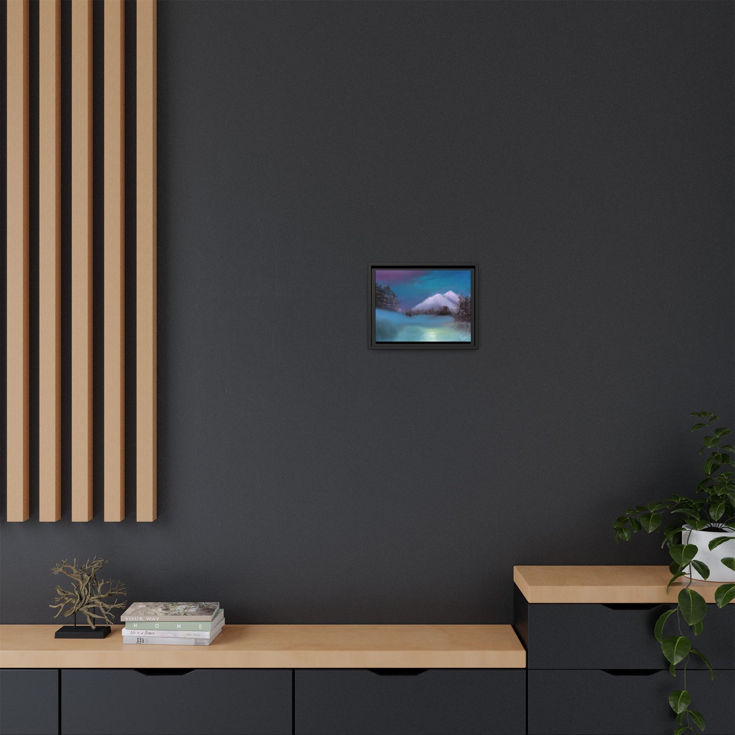 Winter's Light - Framed Canvas Print
