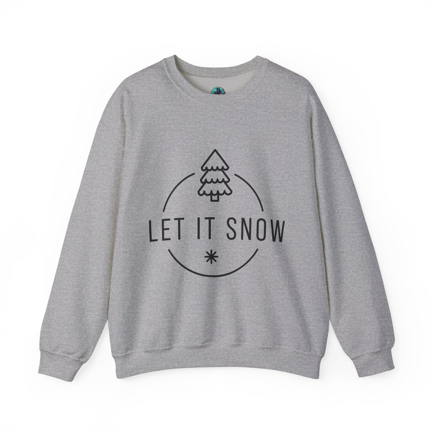 Cozy Holiday Sweatshirt - Let It Snow, Christmas Gift, Winter Apparel, Unisex Crewneck, Festive Outfit, Gift for Her