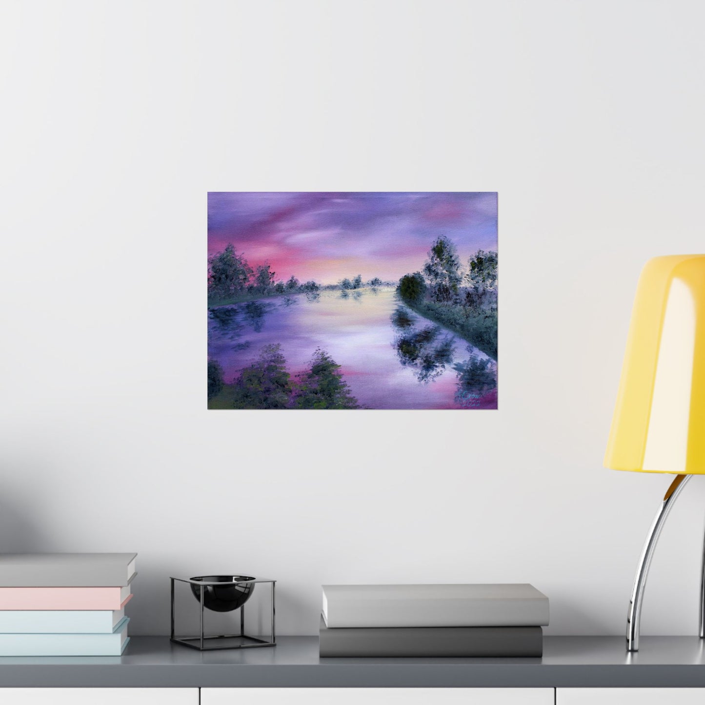 Lavender Lake - Matte Poster Print