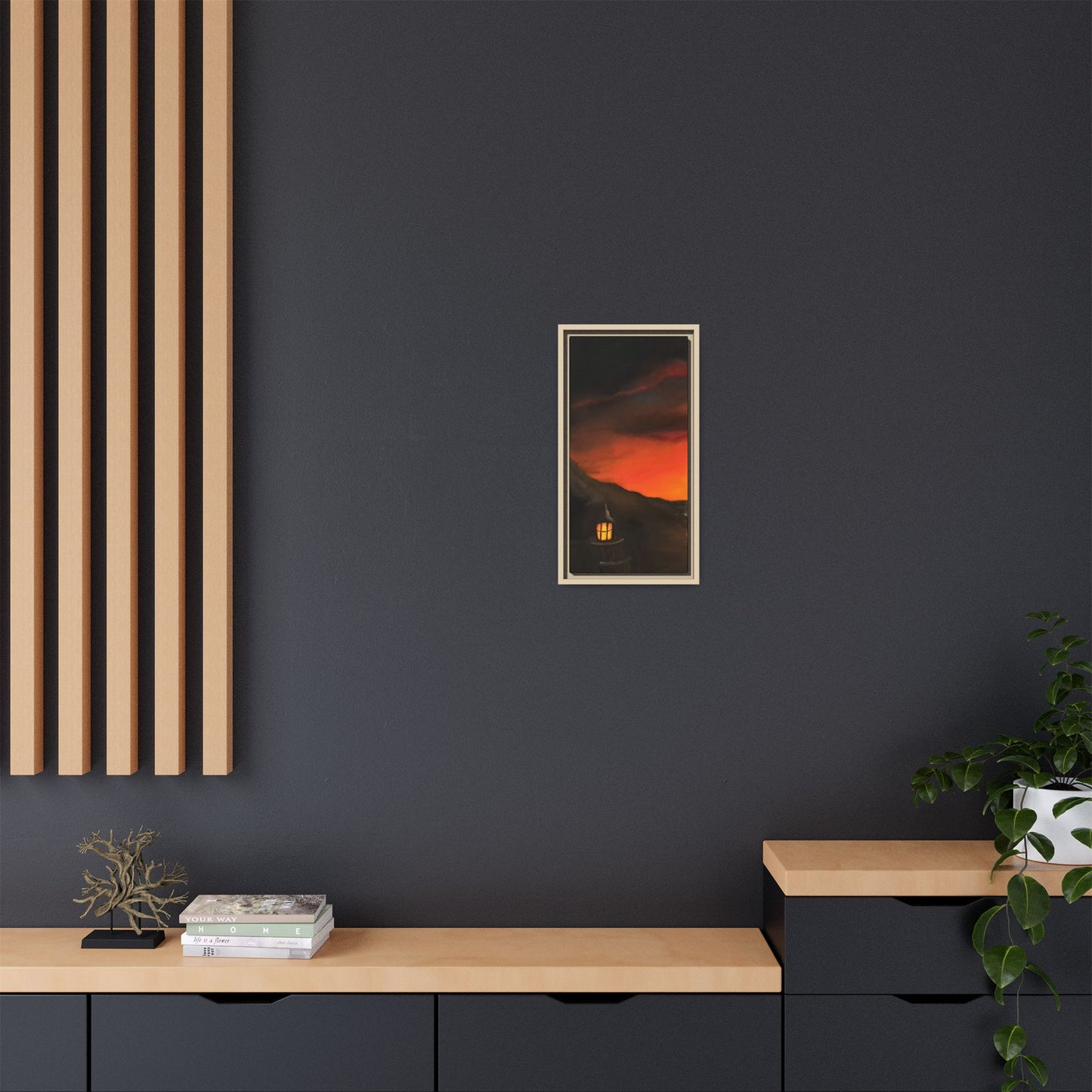 Pirate Ship Panel 1 - Framed Canvas Print Printify