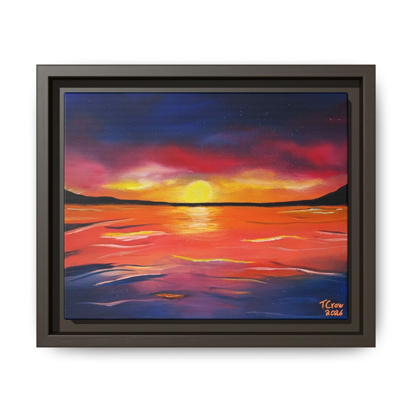 Coastal Dreams - Framed Canvas Print Printify
