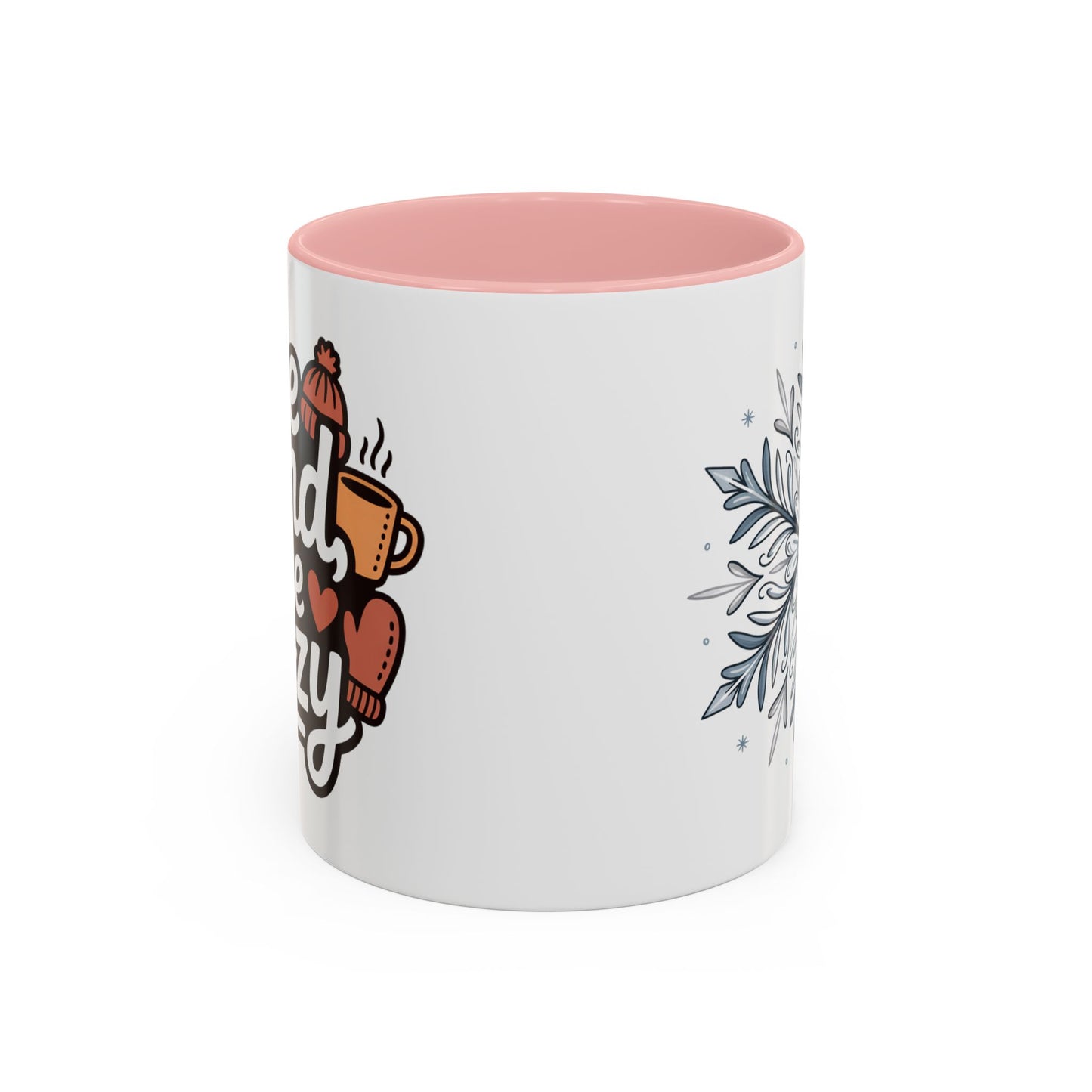 Cozy Winter Accent Coffee Mug - Perfect Gift for Hot Beverage Lovers, Seasonal Decor, Snowflake Design, Winter Mug, Holiday Cheer