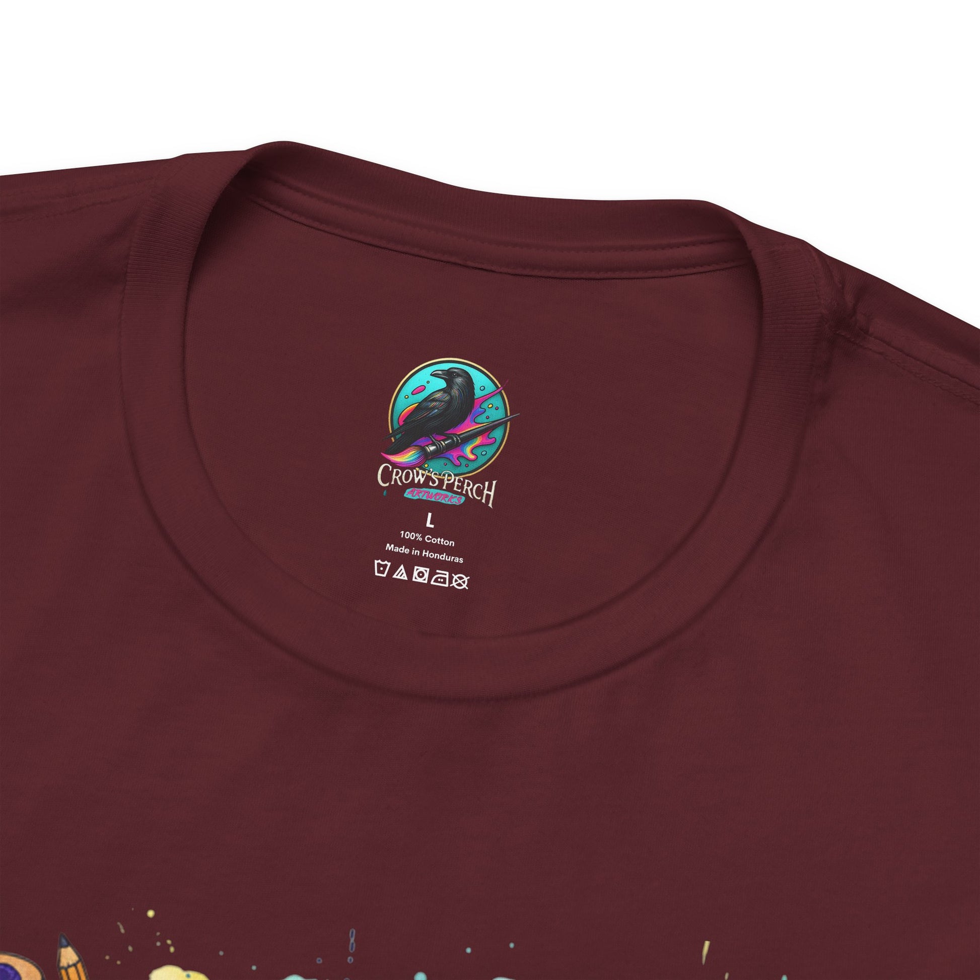 Professional Overthinker T-Shirt - Colorful Watercolor Graphic Tee Printify