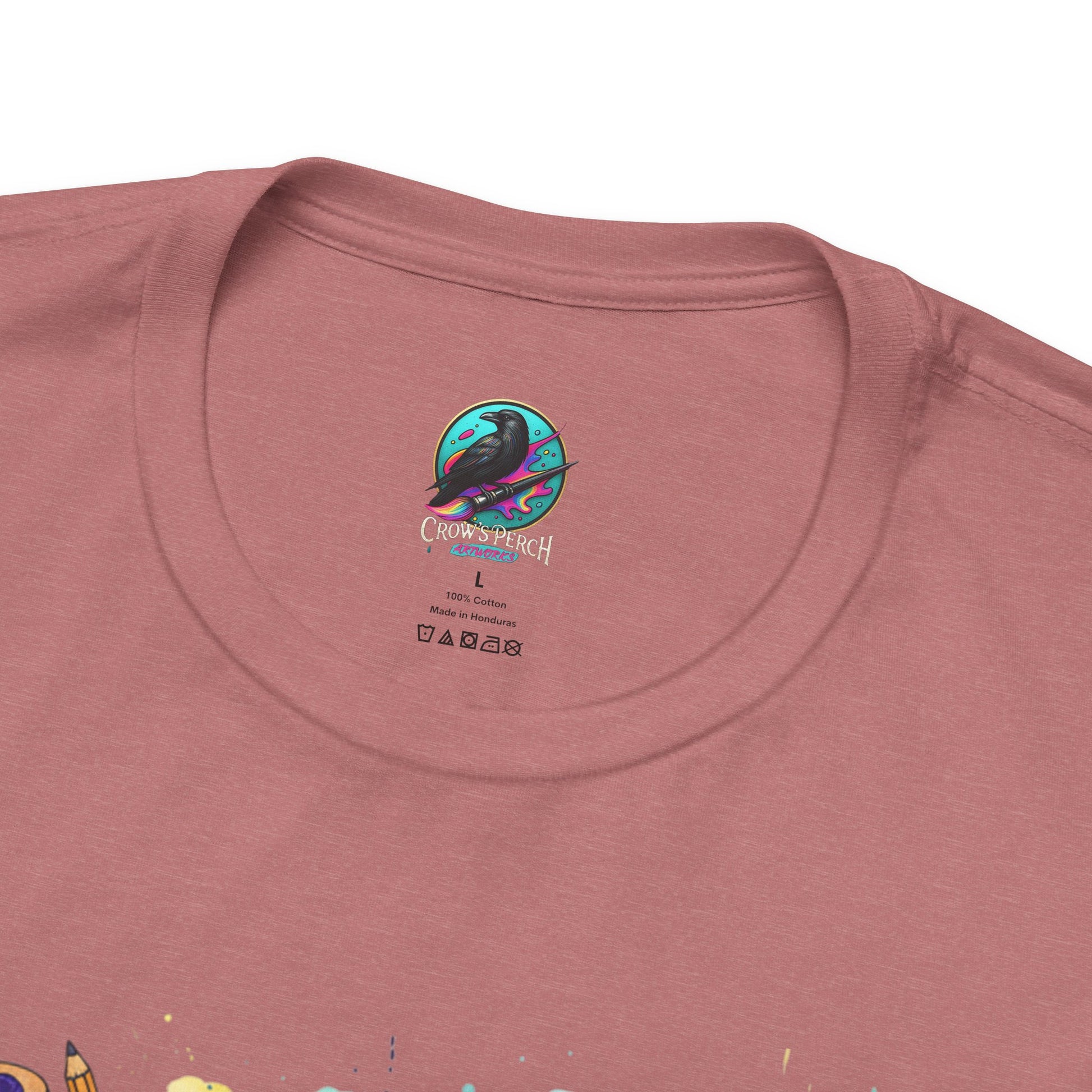 Professional Overthinker T-Shirt - Colorful Watercolor Graphic Tee Printify