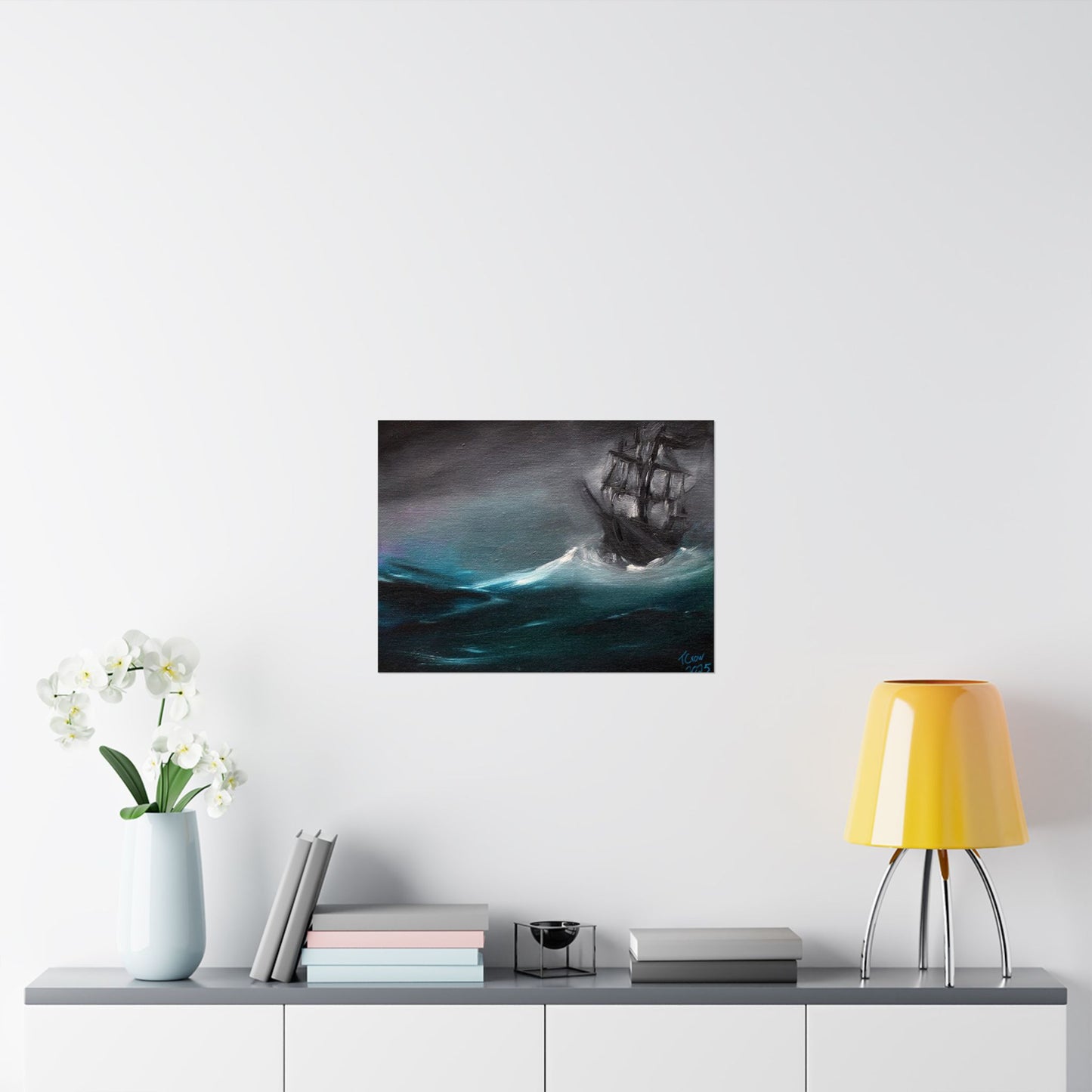 Stormy Seas - Matte Poster Print