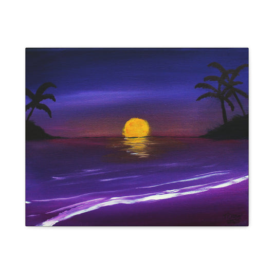 Amethyst Shore - Canvas Print